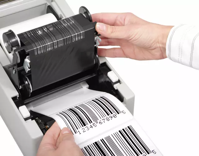 Ribbon de cera y resina para impresoras de etiquetas Zebra